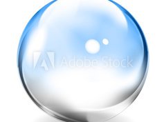 Fototapeta330 x 244  Transparent Glass Sphere, 330 x 244 cm