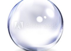 Fototapeta160 x 116  Transparent Glass Sphere, 160 x 116 cm