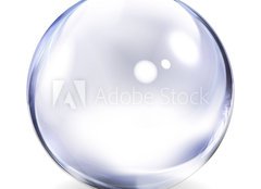 Fototapeta papr 254 x 184, 6018533 - Transparent Glass Sphere - Prhledn sklenn koule