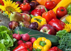 Samolepka flie 100 x 73  Close up off verdure, 100 x 73 cm