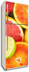 Samolepka na lednici flie 80 x 200  frutta, 80 x 200 cm