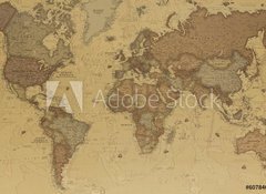 Fototapeta vliesov 100 x 73, 60784042 - Ancient world map