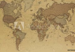 Fototapeta vliesov 145 x 100, 60784042 - Ancient world map