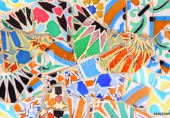Fototapeta papr 184 x 128, 60928909 - Barcelona, Spain - Gaudi mosaic