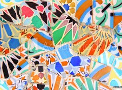 Fototapeta pltno 330 x 244, 60928909 - Barcelona, Spain - Gaudi mosaic