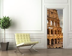 Samolepka na dveře fólie 90 x 220, 6100575 - Roma, Colosseo