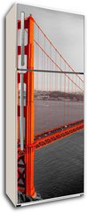 Samolepka na lednici flie 80 x 200  Golden Gate, San Francisco, California, USA., 80 x 200 cm