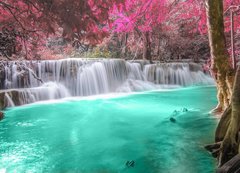 Samolepka flie 200 x 144, 61492263 - Deep forest Waterfall in Kanchanaburi