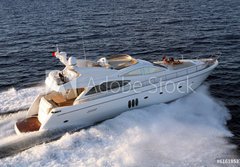 Fototapeta184 x 128  motor yacht, boat, 184 x 128 cm