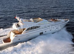 Samolepka flie 270 x 200  motor yacht, boat, 270 x 200 cm