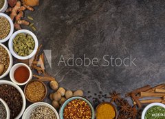 Fototapeta papr 254 x 184, 61634744 - Spices used in Cooking - Koen pouvan pi vaen