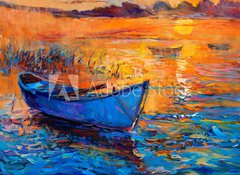 Fototapeta vliesov 100 x 73, 61699555 - Boat and ocean - Lo a ocen