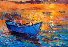 Fototapeta pltno 174 x 120, 61699555 - Boat and ocean