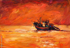 Fototapeta pltno 174 x 120, 61699570 - Fishing boat