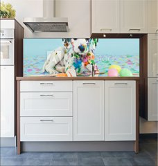 Fototapeta do kuchyn flie 180 x 60  Easter Dalmatain Puppy, 180 x 60 cm