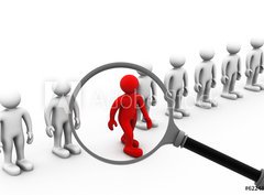 Fototapeta papr 360 x 266, 62248984 - Job search and career choice employment concept