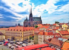 Samolepka flie 100 x 73, 62275011 - Brno view  - Brno pohled