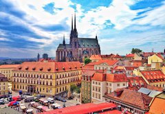 Fototapeta174 x 120  Brno view , 174 x 120 cm