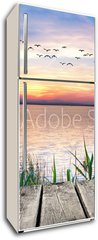 Samolepka na lednici fólie 80 x 200, 62496449 - el lago de las nubes de colores