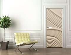 Samolepka na dveře fólie 90 x 220, 62532777 - Zen garden - Zen zahrada