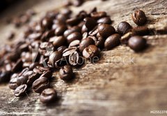 Fototapeta pltno 174 x 120, 62551378 - Coffee on Wood