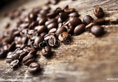 Fototapeta papr 184 x 128, 62551378 - Coffee on Wood