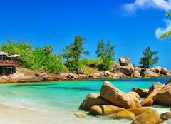 Fototapeta240 x 174  luxury tropical holidays  Seychelles islands, 240 x 174 cm