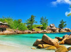 Fototapeta330 x 244  luxury tropical holidays  Seychelles islands, 330 x 244 cm