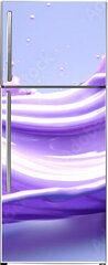 Samolepka na lednici fólie 80 x 200, 628987228 - Abstract purple fluid art in bright colors. Lavender background for advertising cosmetic products.Generative Ai content.