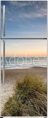 Samolepka na lednici fólie 80 x 200, 63072638 - Sunset Beach - Pláž při západu slunce