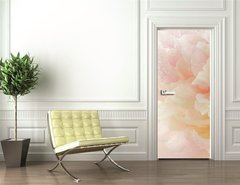 Samolepka na dvee flie 90 x 220, 63089306 - pink peony