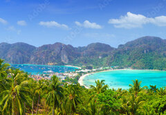 Fototapeta papr 184 x 128, 63161096 - Panorama of Phi phi island, Krabi, Southern of Thailand.