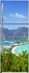Samolepka na lednici flie 80 x 200, 63161096 - Panorama of Phi phi island, Krabi, Southern of Thailand.