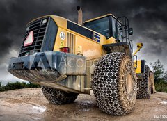 Fototapeta plátno 160 x 116, 64132721 - Construction machine - Stavební stroj