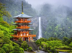 Fototapeta pltno 330 x 244, 64270219 - Nachi, Japan at Kumano Nachi Taisha Shrine and Waterfall