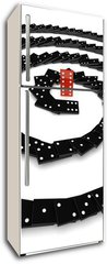 Samolepka na lednici fólie 80 x 200, 6430117 - domino effect - domino efekt