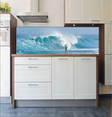 Fototapeta do kuchyn flie 180 x 60, 6433940 - cresting wave