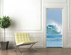 Samolepka na dvee flie 90 x 220  cresting wave, 90 x 220 cm