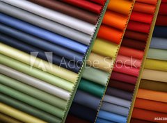 Fototapeta360 x 266  Color samples of a fabric in shop, 360 x 266 cm