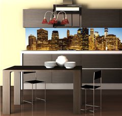 Fototapeta do kuchyně fólie 260 x 60, 64872508 - Panorama of New York City - Panorama New Yorku