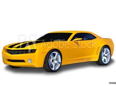 Fototapeta vliesov 270 x 200, 6489190 - Yellow Sports Car