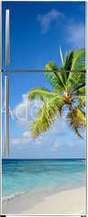 Samolepka na lednici flie 80 x 200, 64951147 - Strand mit Palmen