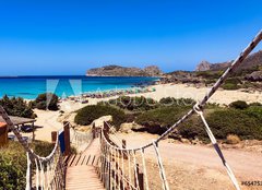 Fototapeta plátno 160 x 116, 65475303 - Falasarna beach, Crete, Greece - Pláž Falasarna, Kréta, Řecko
