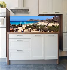 Fototapeta do kuchyn flie 180 x 60, 65475303 - Falasarna beach, Crete, Greece