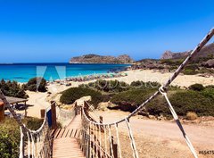 Fototapeta papr 360 x 266, 65475303 - Falasarna beach, Crete, Greece - Pl Falasarna, Krta, ecko