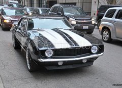 Fototapeta254 x 184  American muscle car on a street in Chicago, 254 x 184 cm