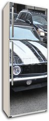 Samolepka na lednici flie 80 x 200, 65500972 - American muscle car on a street in Chicago