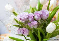 Fototapeta vliesov 145 x 100, 6570882 - a decorated flower bouquet