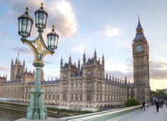 Samolepka flie 200 x 144, 65729233 - Big Ben and House of Parliament at Night - Big Ben a dm parlamentu v noci
