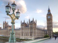 Samolepka flie 270 x 200, 65729233 - Big Ben and House of Parliament at Night - Big Ben a dm parlamentu v noci